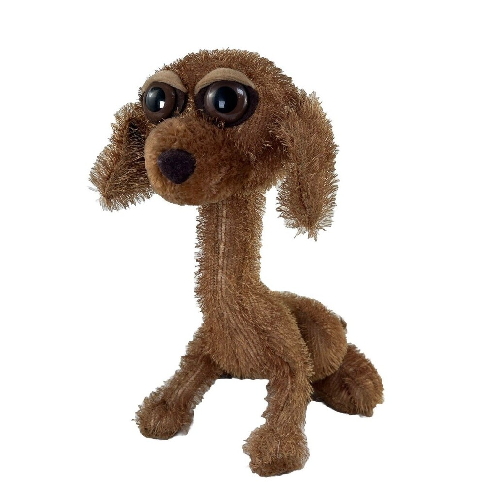 CARLTON CARDS Twisted Whiskers Buster Dog Plush 12" Poseable Stuffed Chihuahua